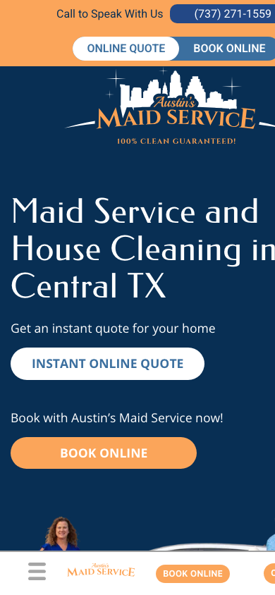 Mobile public website capture illustrating the need for a coherent quote path